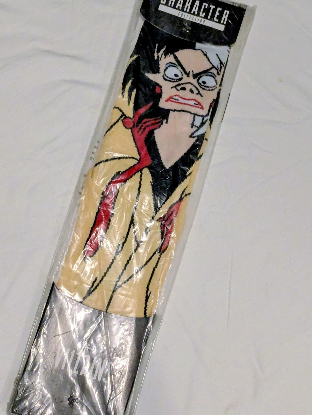 Cruella Deville Socks Disney Villain Character Socks 101 Dalmatians Ladies